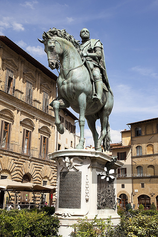 意大利佛罗伦萨米开朗基罗广场柯西摩美第奇图片素材