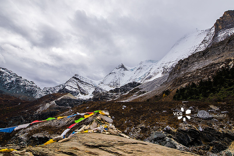 高原雪山图片素材