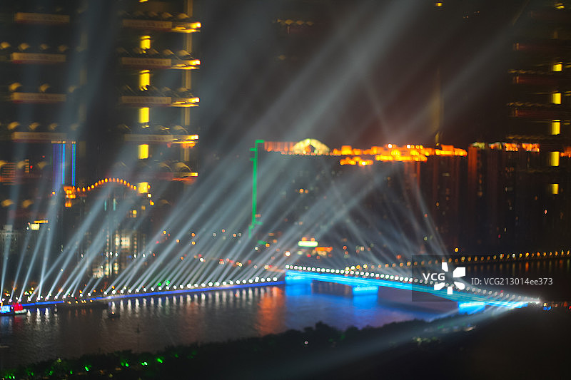 广州大桥夜景图片素材