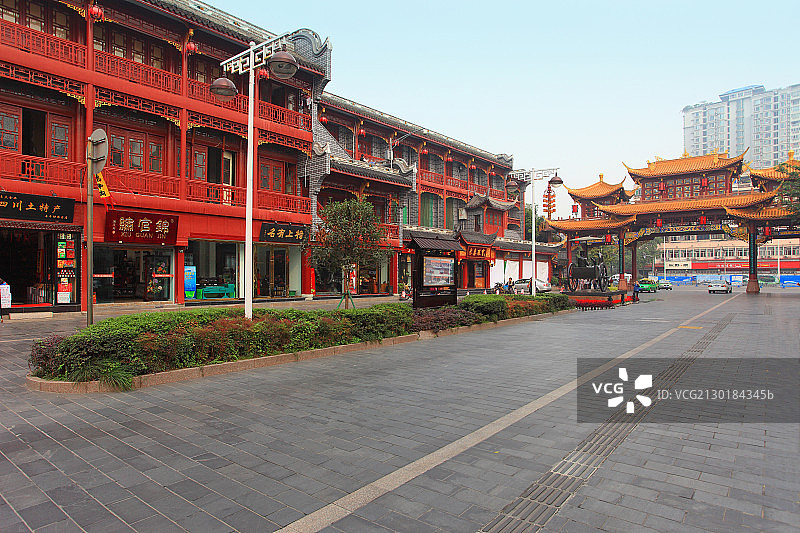 成都琴台路图片素材