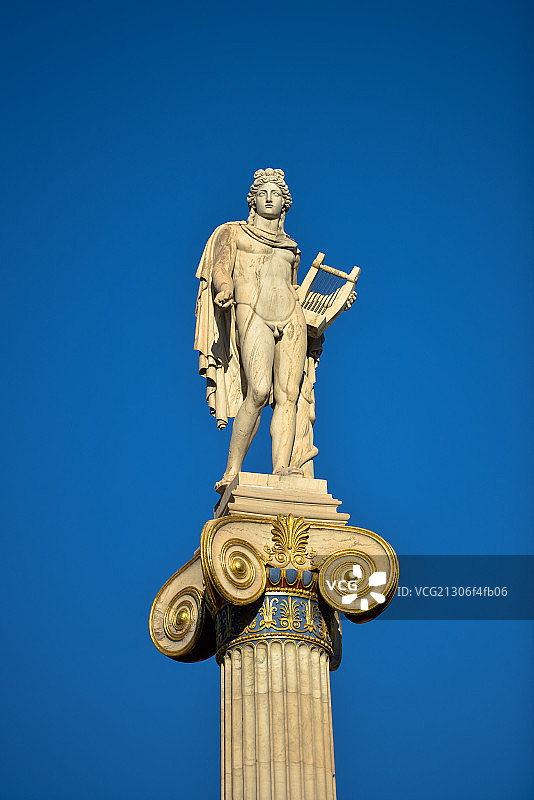 雅典学院阿波罗像图片素材