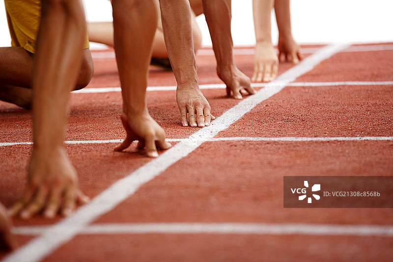 田径运动员训练图片素材