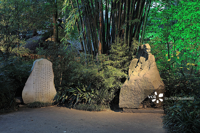 成都杜甫草堂图片素材