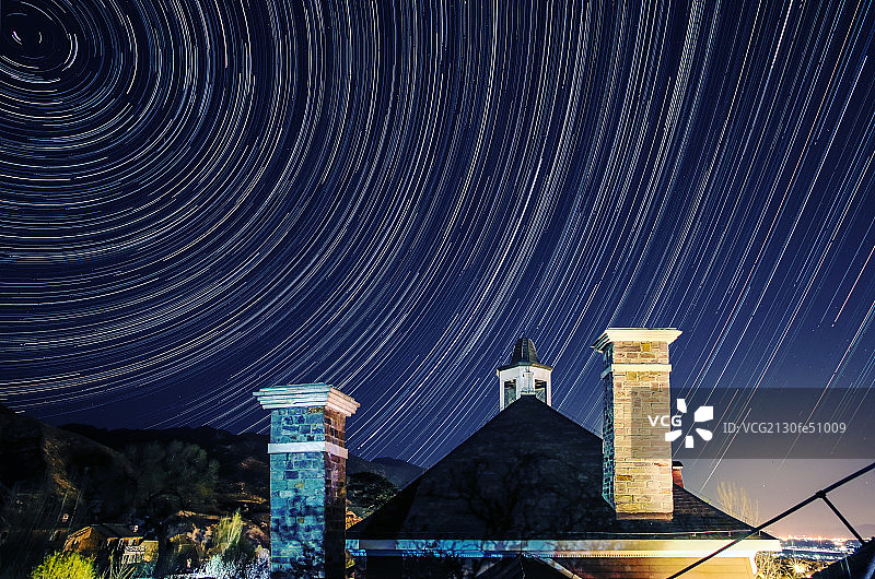 原乡星轨最好终版蓝图片素材