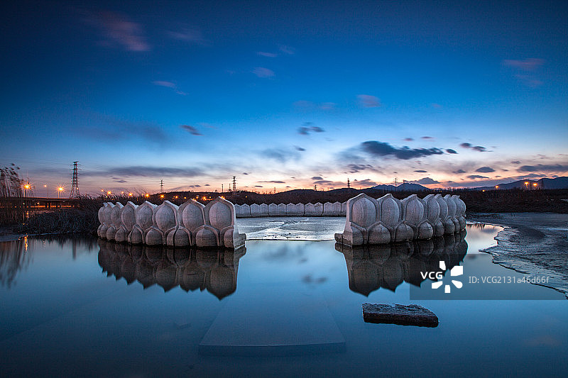 北京莲石湖风光图片素材