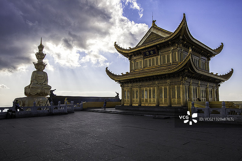 金色大殿-峨嵋金顶图片素材