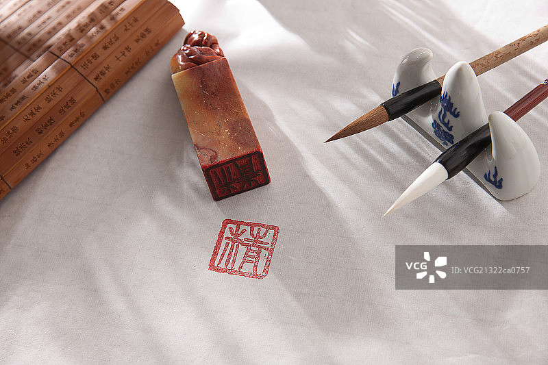 毛笔印章图片素材