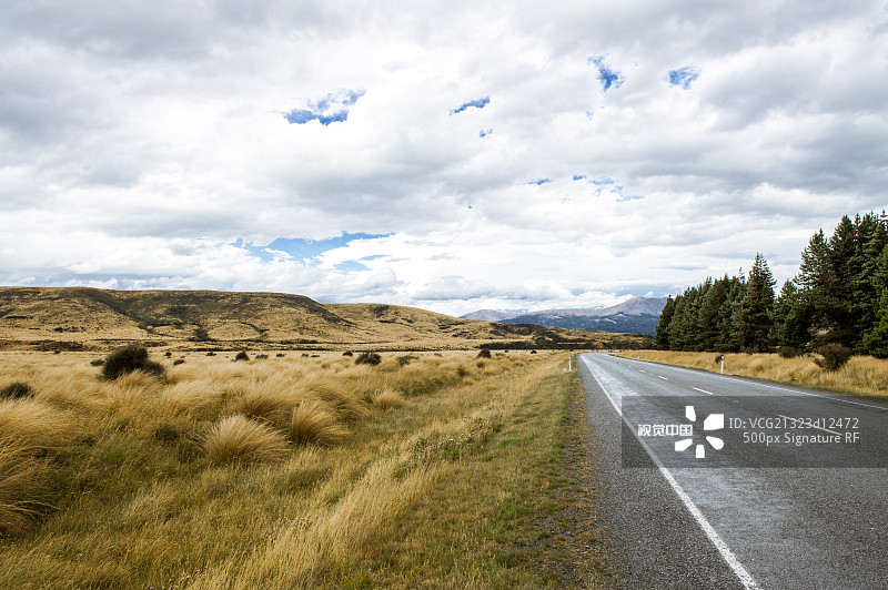 新西兰南岛道路图片素材