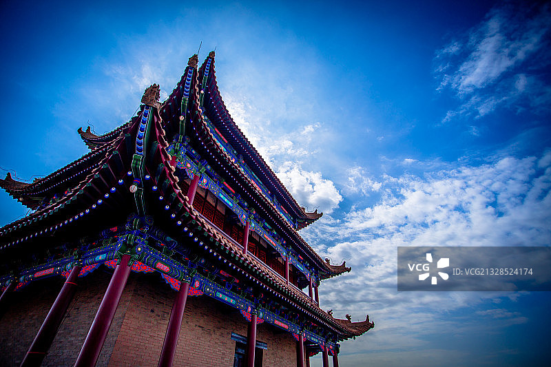 嘉峪关城楼图片素材