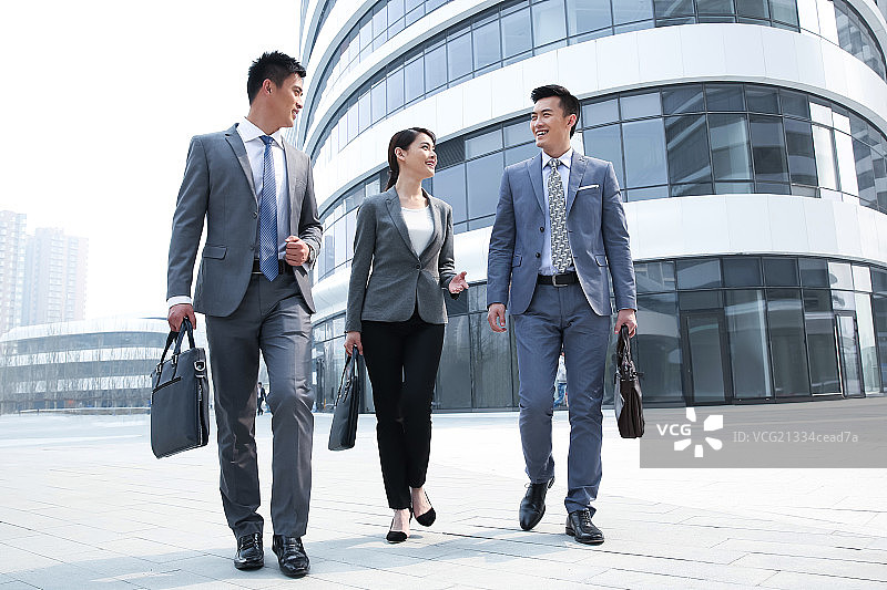 商务人士交谈图片素材