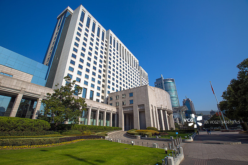 上海政府大楼图片素材