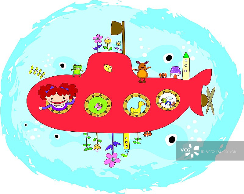 绘画插图图片素材