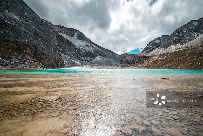 中国四川四省甘孜州稻城亚丁自然风光图片素材