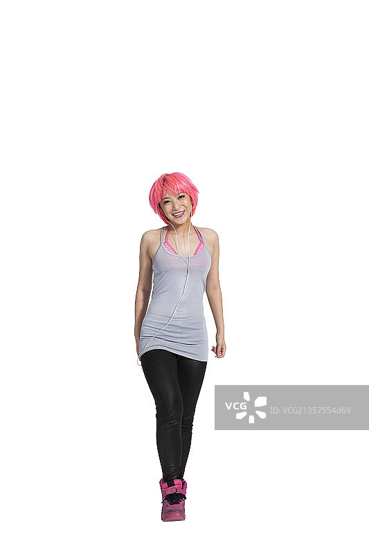 棚拍年轻人跳街舞图片素材