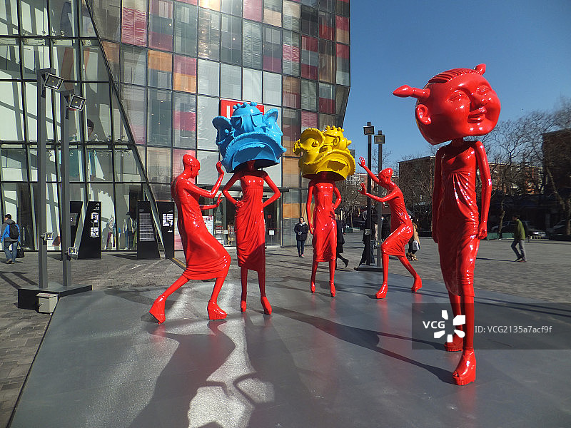 中国,北京,三里屯Village,城市建筑图片素材