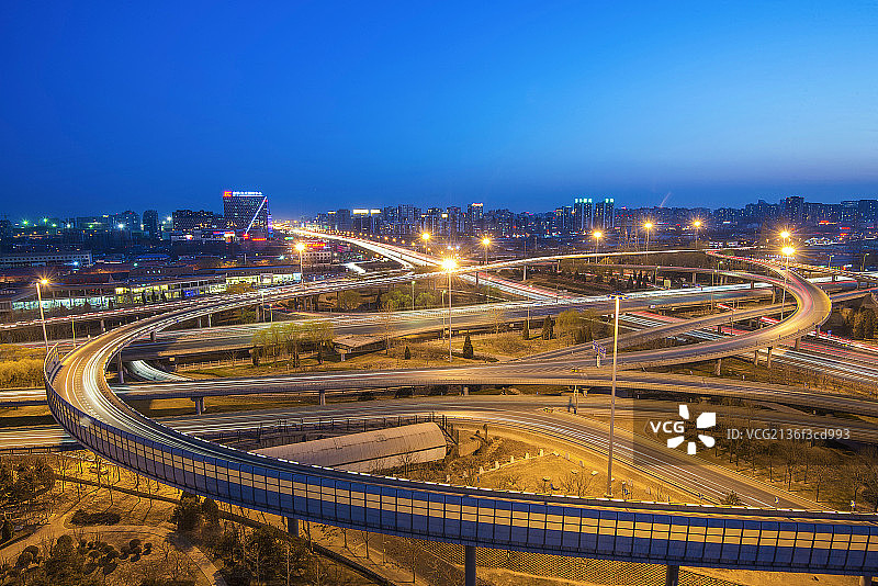 北京夜景图片素材