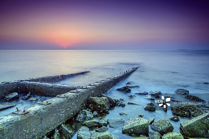 大海日出图片素材