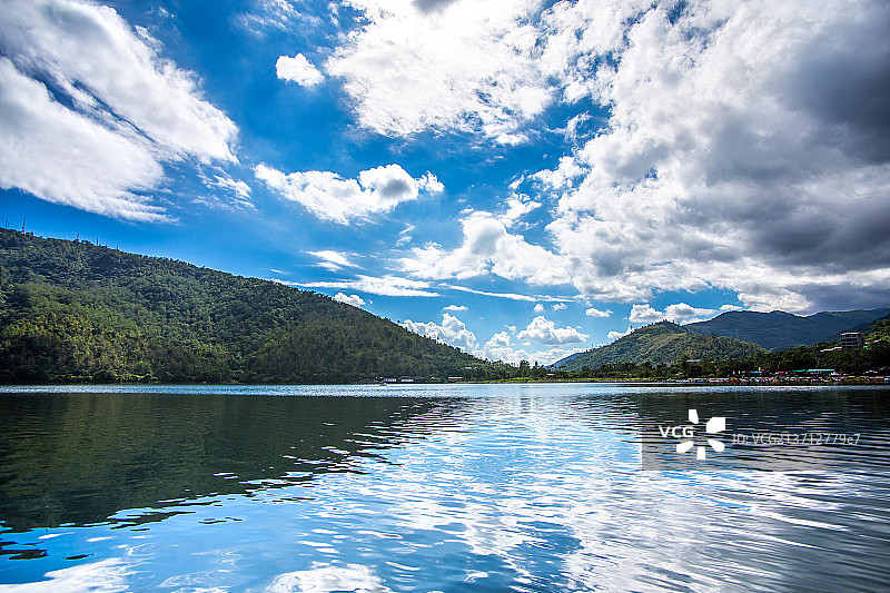 台湾花莲鲤鱼潭图片素材