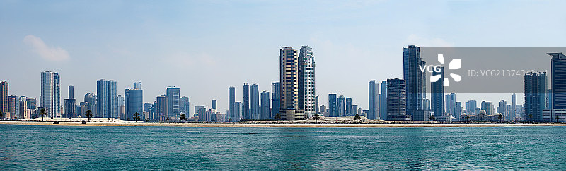 迪拜海边城市图片素材