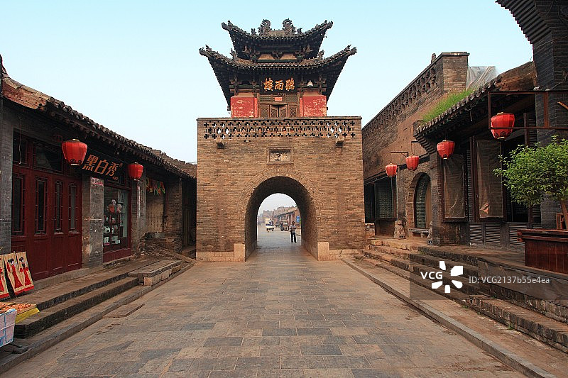 山西平遥古城风貌图片素材