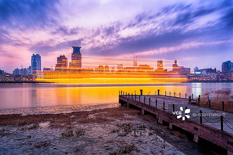 外滩夜景图片素材