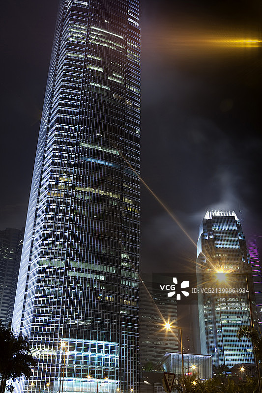 香港夜景图片素材