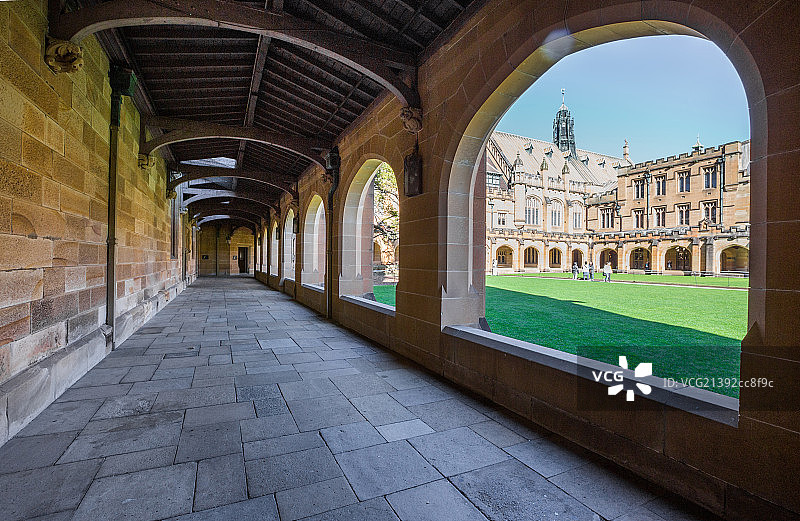 悉尼大学走廊图片素材