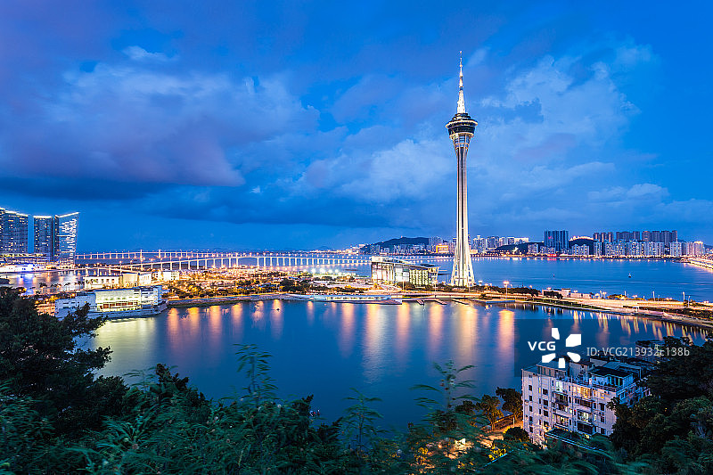 澳门塔景观图片素材