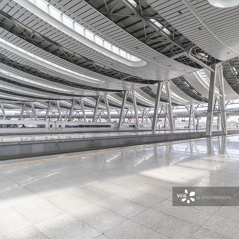 北京南站站台图片素材