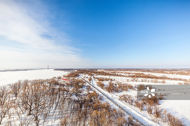 黑瞎子岛乌苏里江风光图片素材