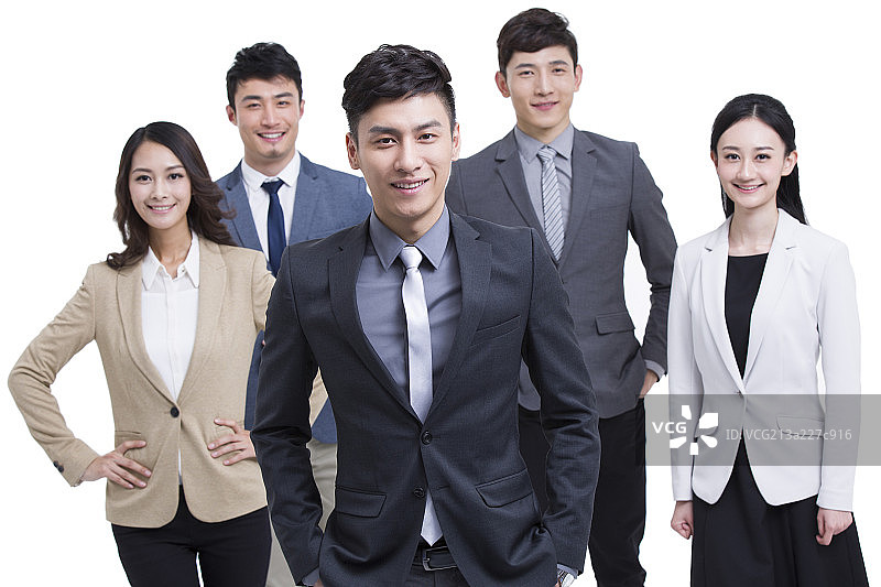 自信的商务团队图片素材