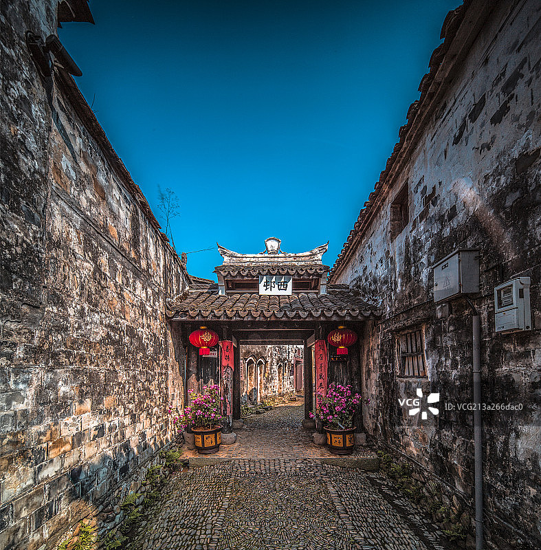 浙江前童古镇图片素材