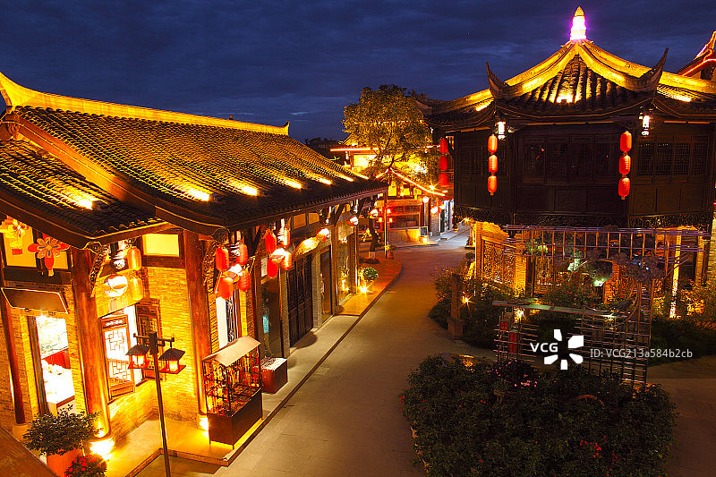 四川平乐古镇图片素材