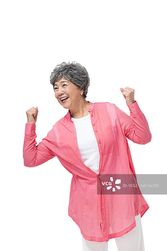 快乐的老年女性图片素材