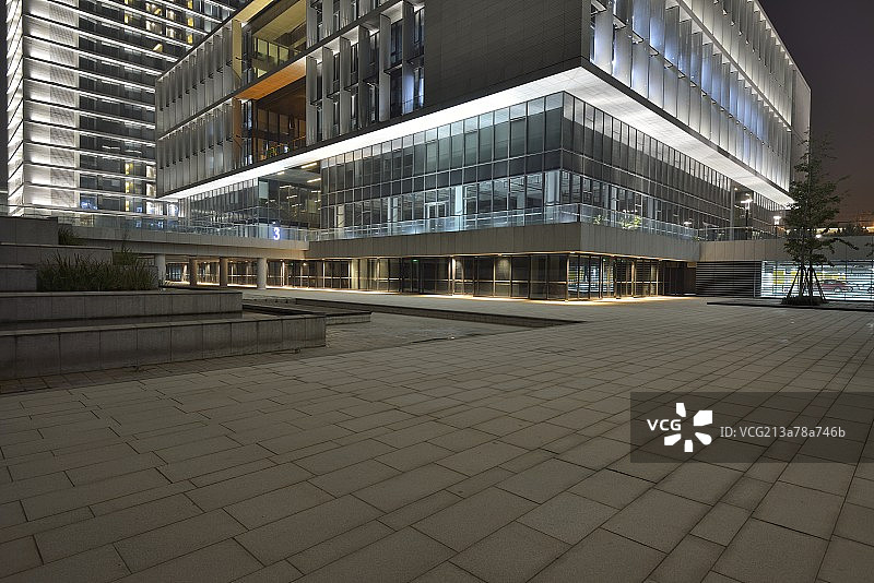 科技园区夜景图片素材