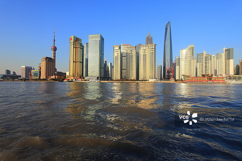 上海外滩浦东陆家嘴风光图片素材