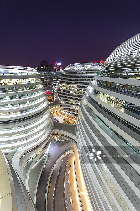 北京银河soho图片素材