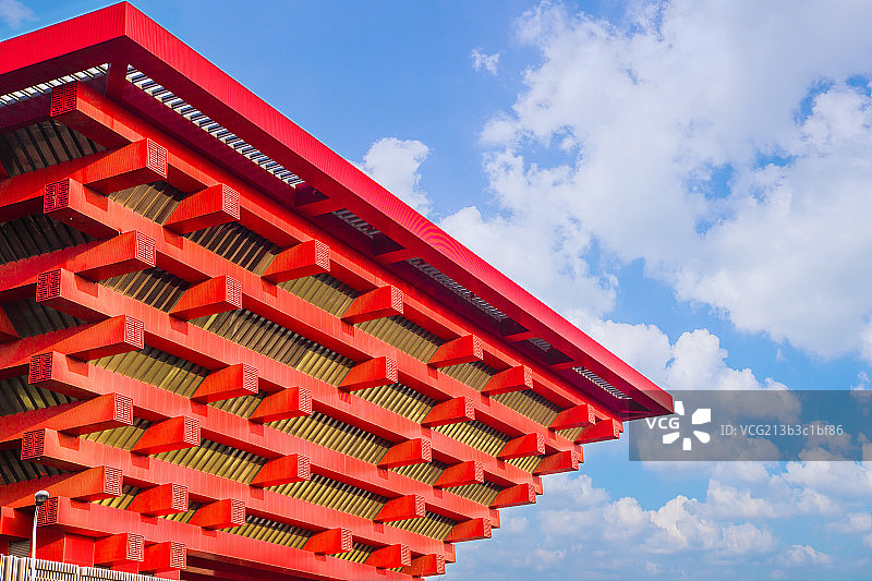 上海世博中国馆特写图片素材