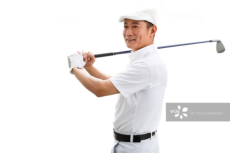 高尔夫男球手图片素材