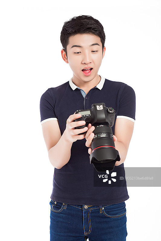 拿着相机的摄影师图片素材