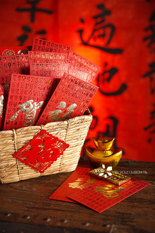 静物金元宝红包算盘图片素材