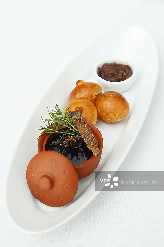 炖鹅肝图片素材