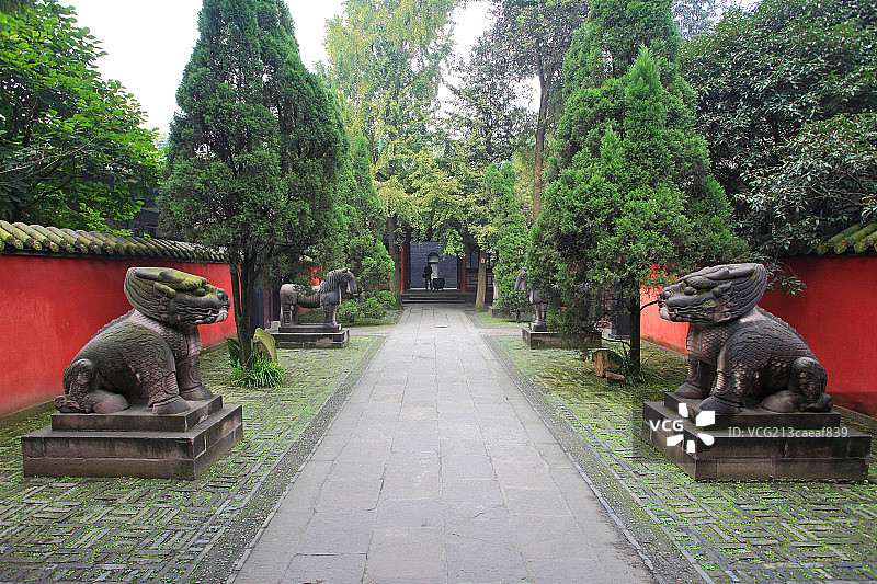 成都武侯祠刘备墓图片素材