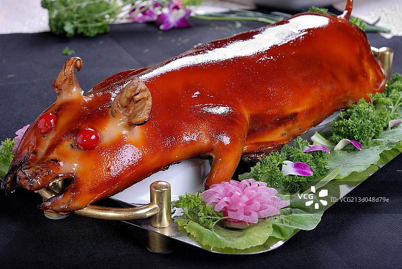 烤乳猪图片素材