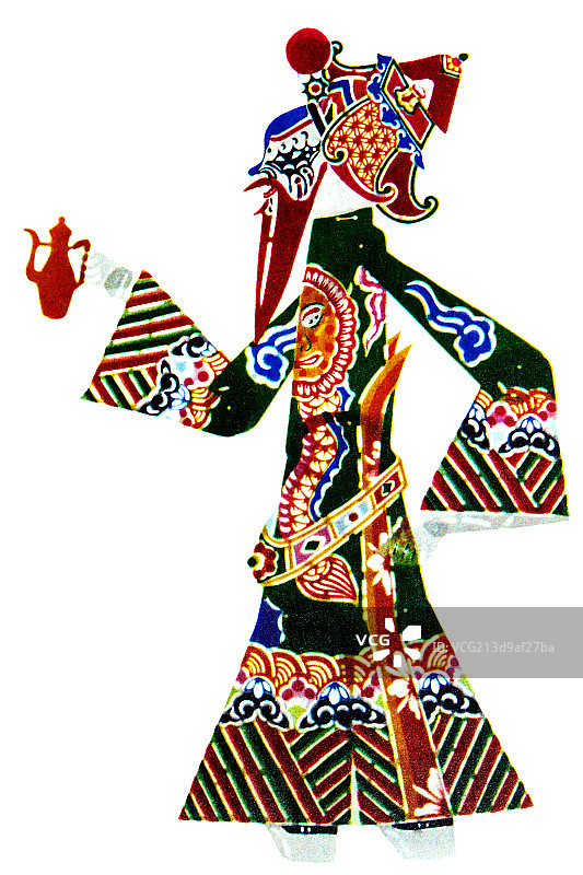 中国皮影艺术－马武图片素材