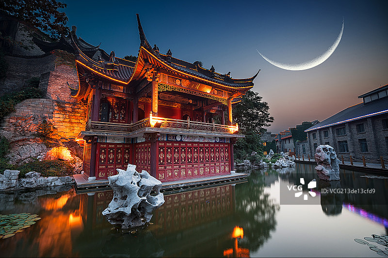 秋月思图片素材