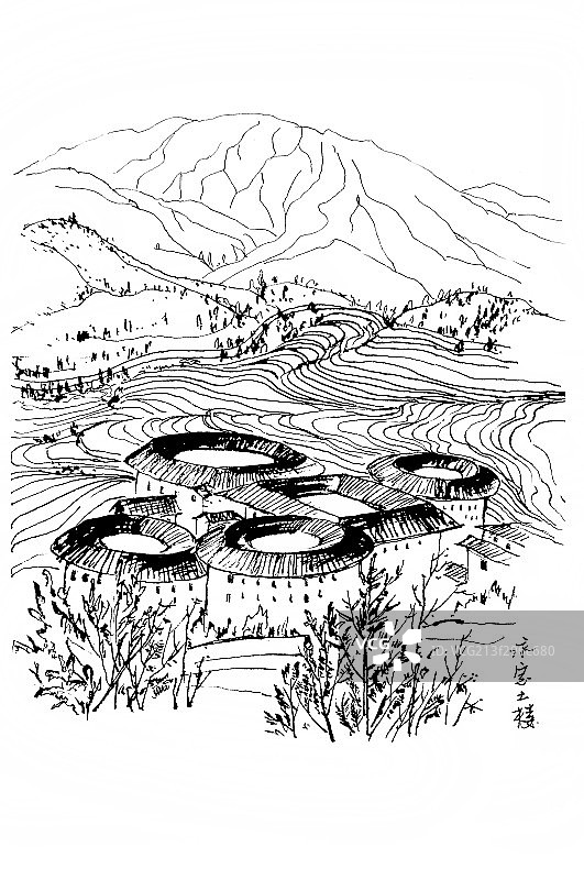 福建土楼图片素材