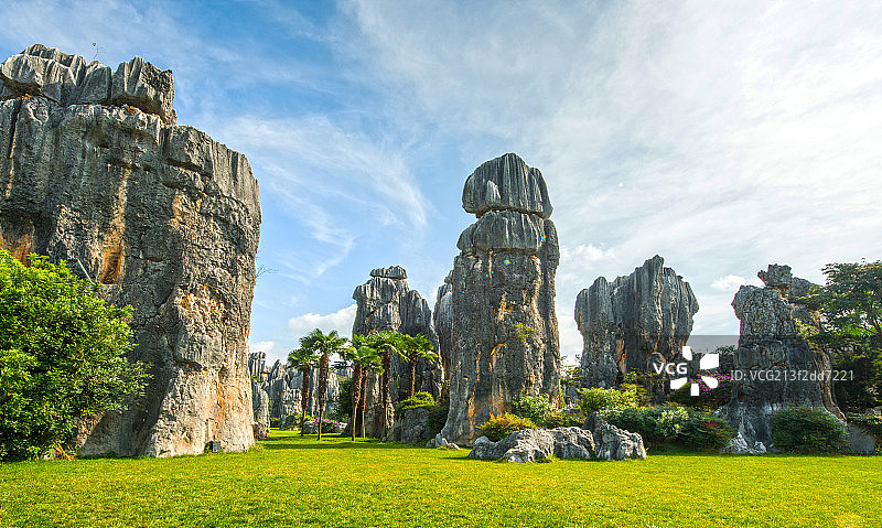 云南石林风光图片素材