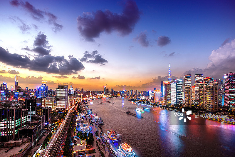 上海城市风光图片素材
