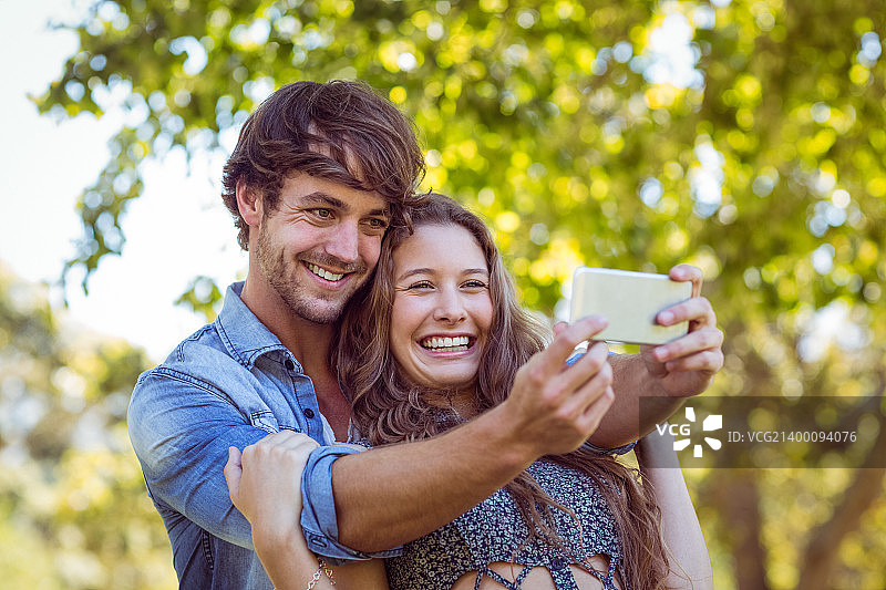 情侣自拍图片素材